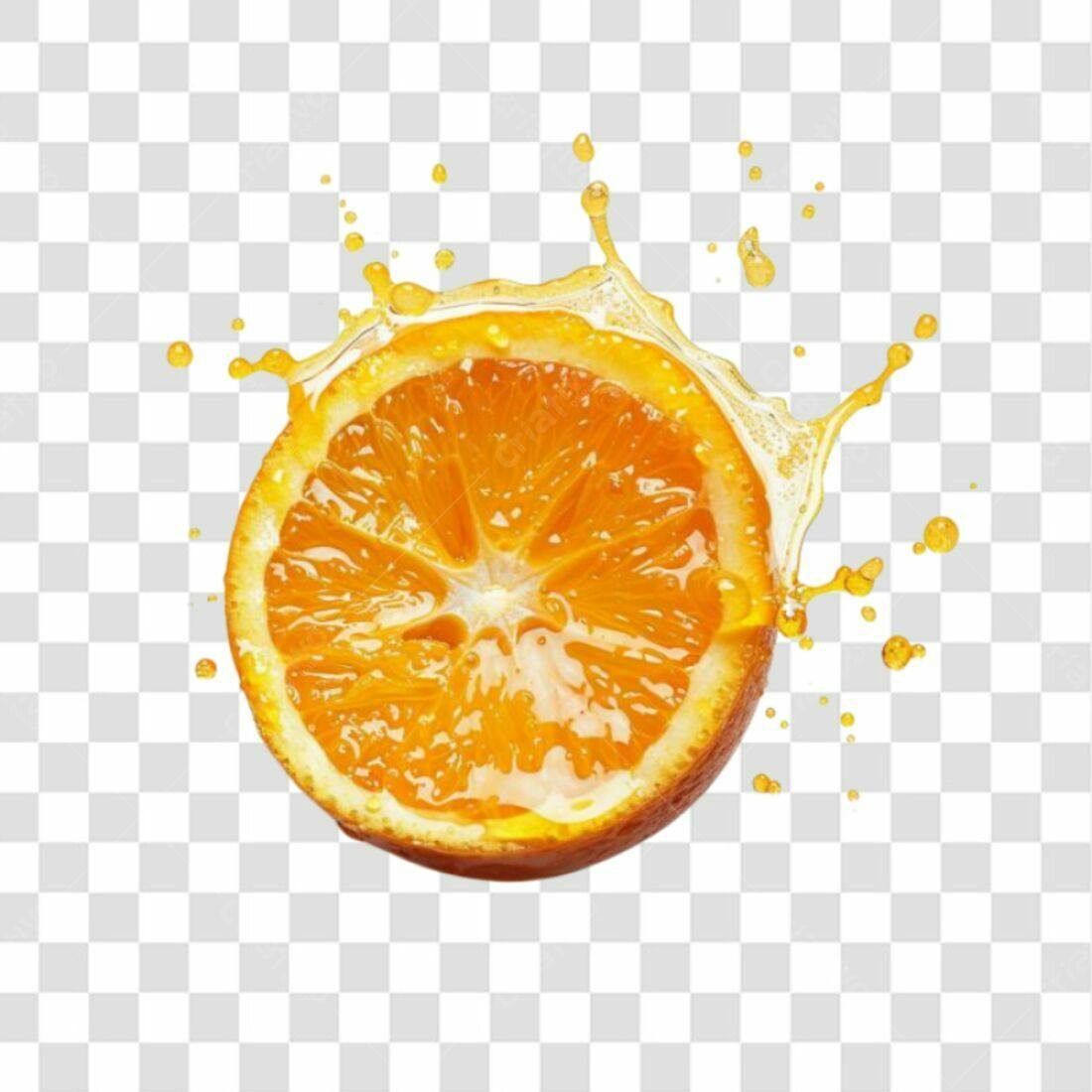 Icone Laranja Suco PNG com fundo transparente