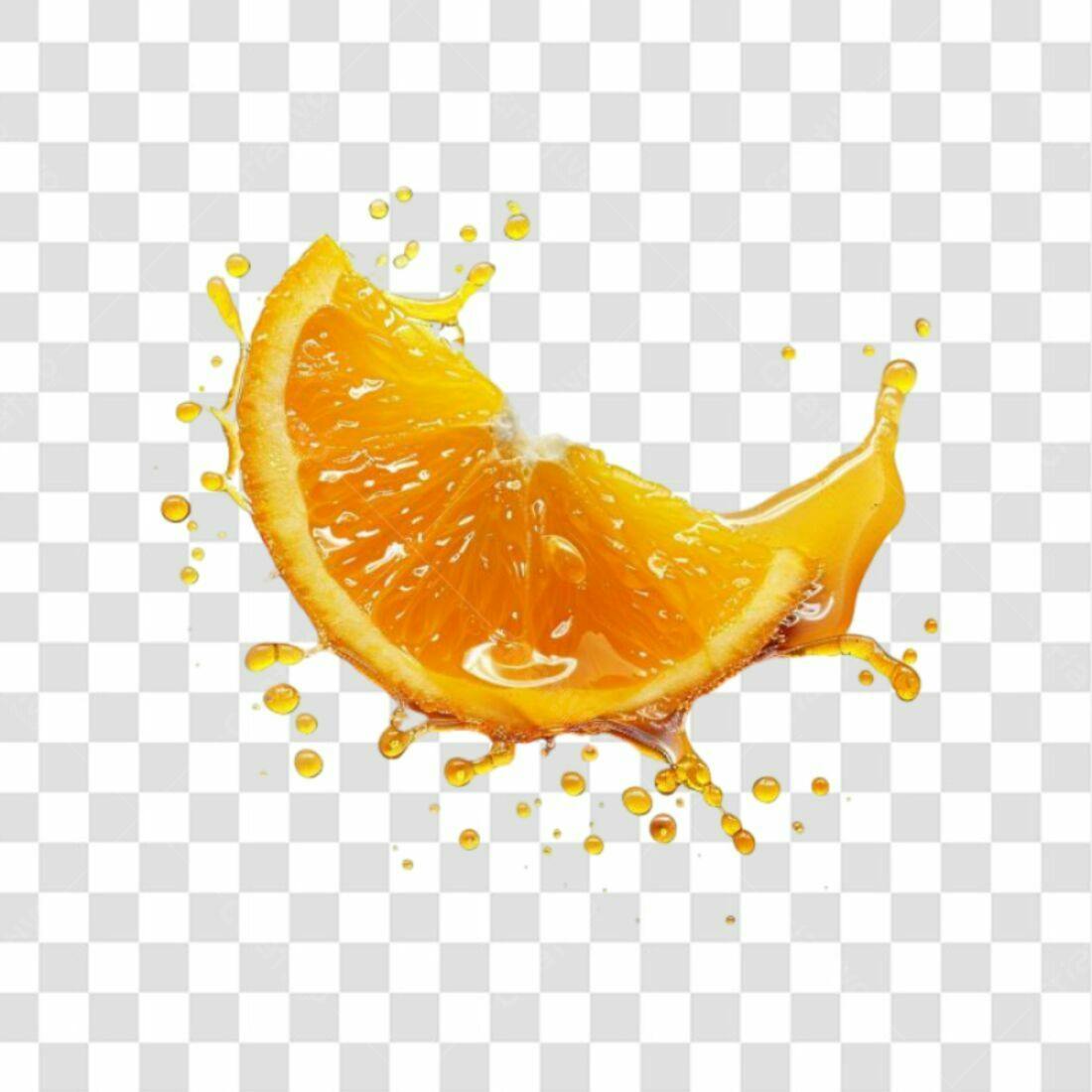 Icone suco de laranja PNG com fundo transparente