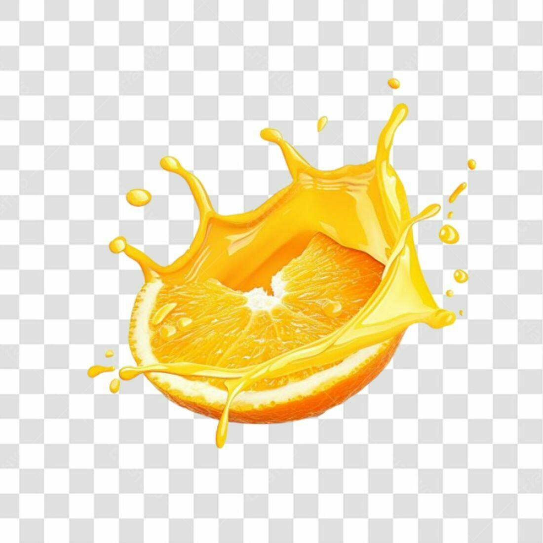 Icone Suco de Laranja PNG com fundo transparente