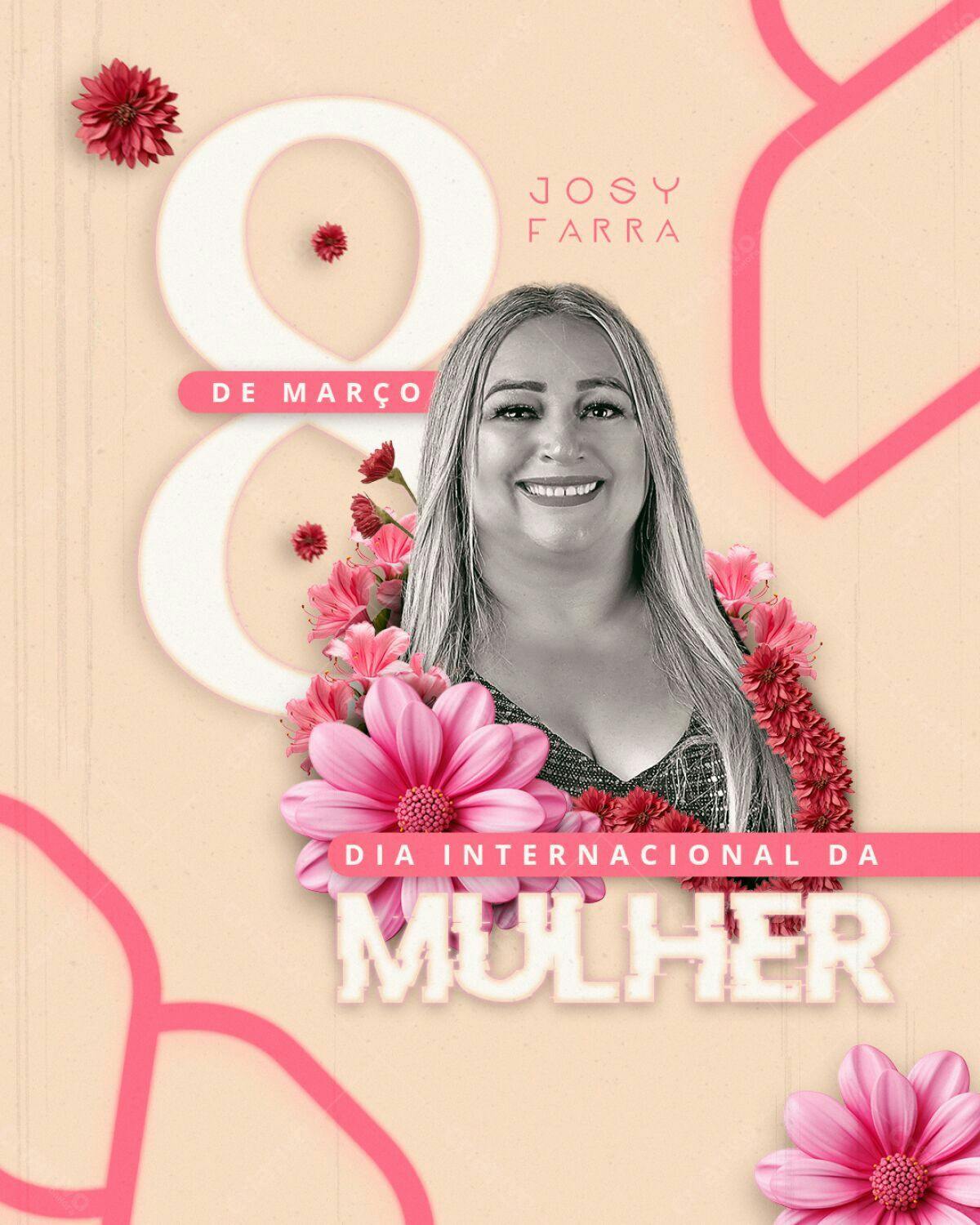 Flyer Dia Internacional da Mulher PSD Editável