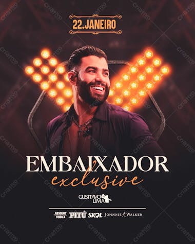 Flyer embaixado exclusive