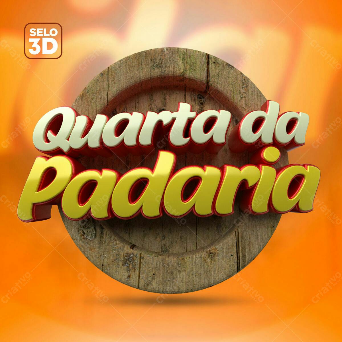 Flyer Quarta da Padaria PSD Editável