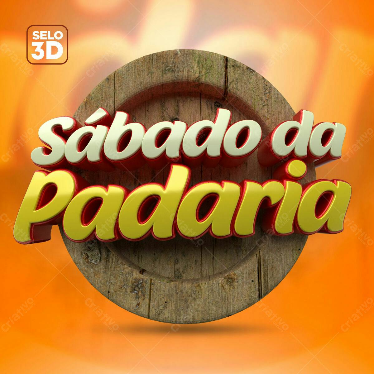 Flyer Sábado da Padaria PSD Editável