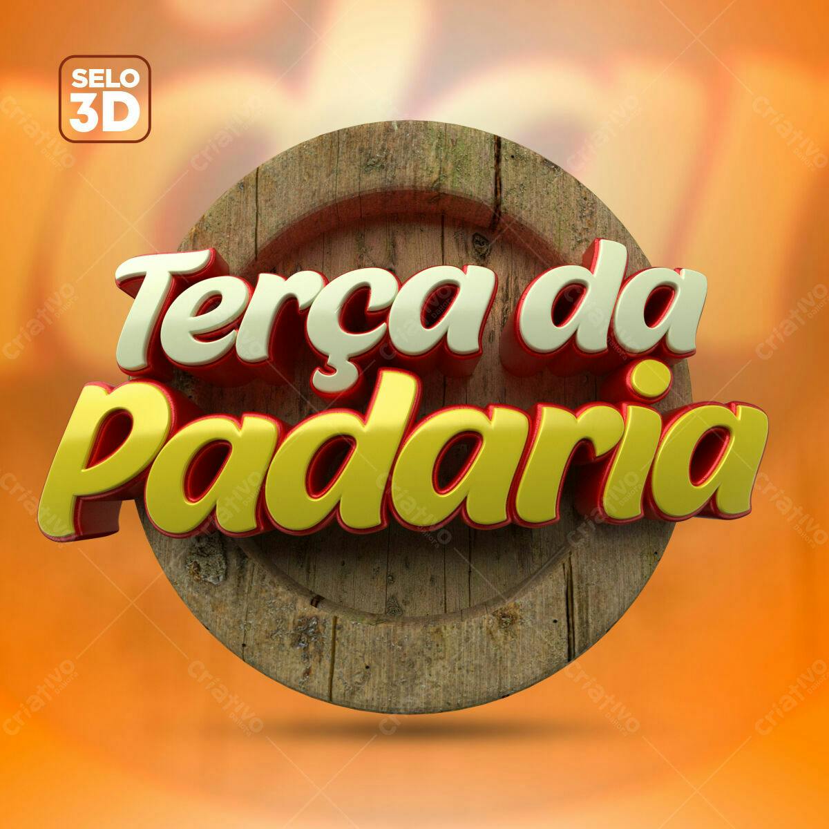 Logo Terça da Padaria PSD Editável