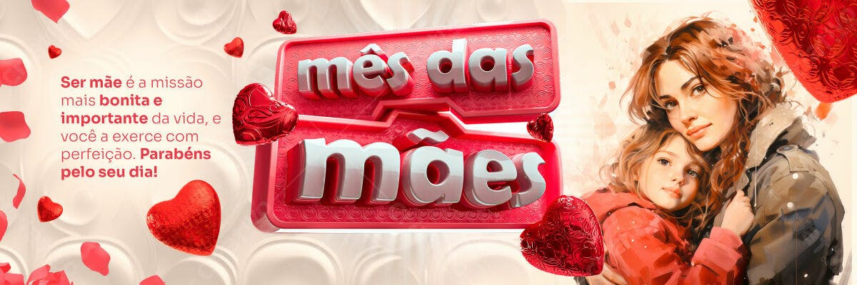Banner Dia das Mães PSD Editável
