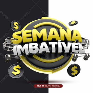 Selo 3d semana imabatível