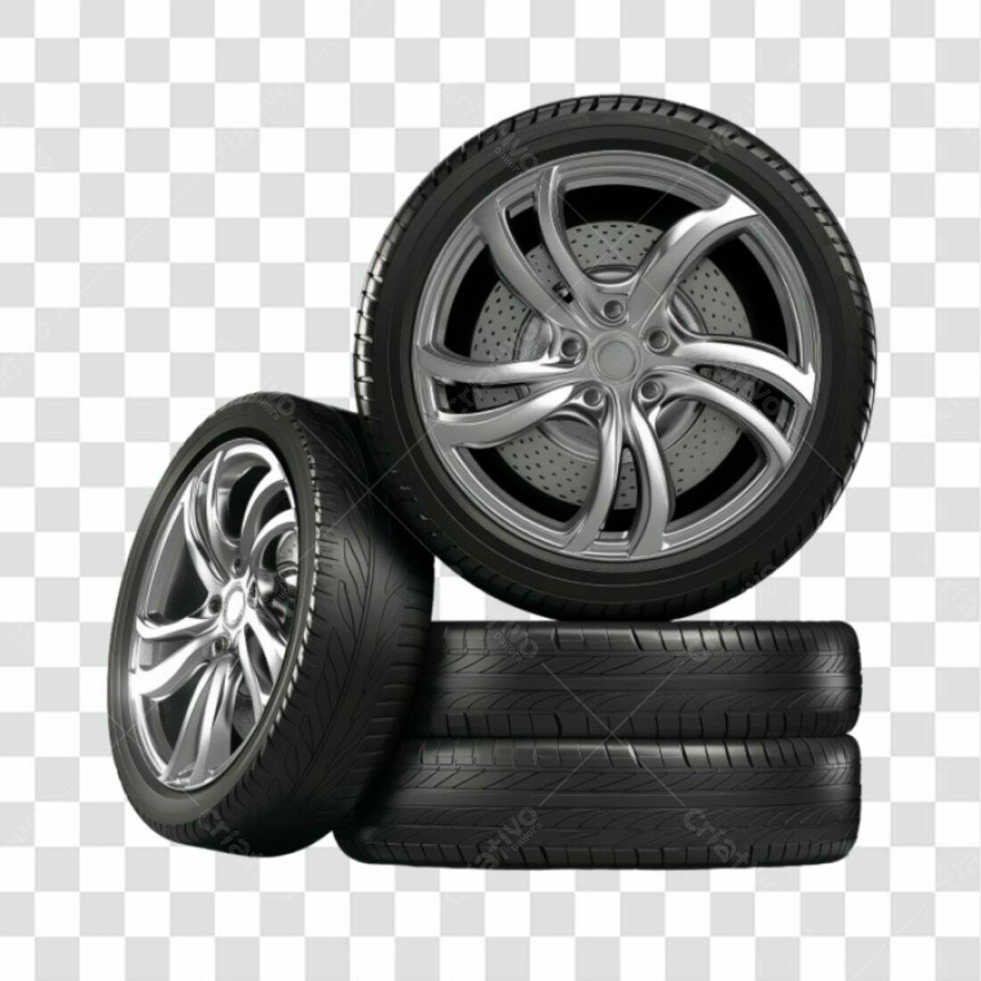 Icone Pneus Carro PNG com fundo transparente