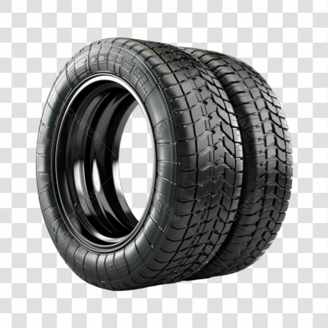 Icone Pneu Preto PNG com fundo transparente