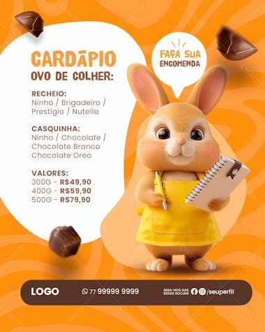 Ofertas de páscoa ovos de páscoa