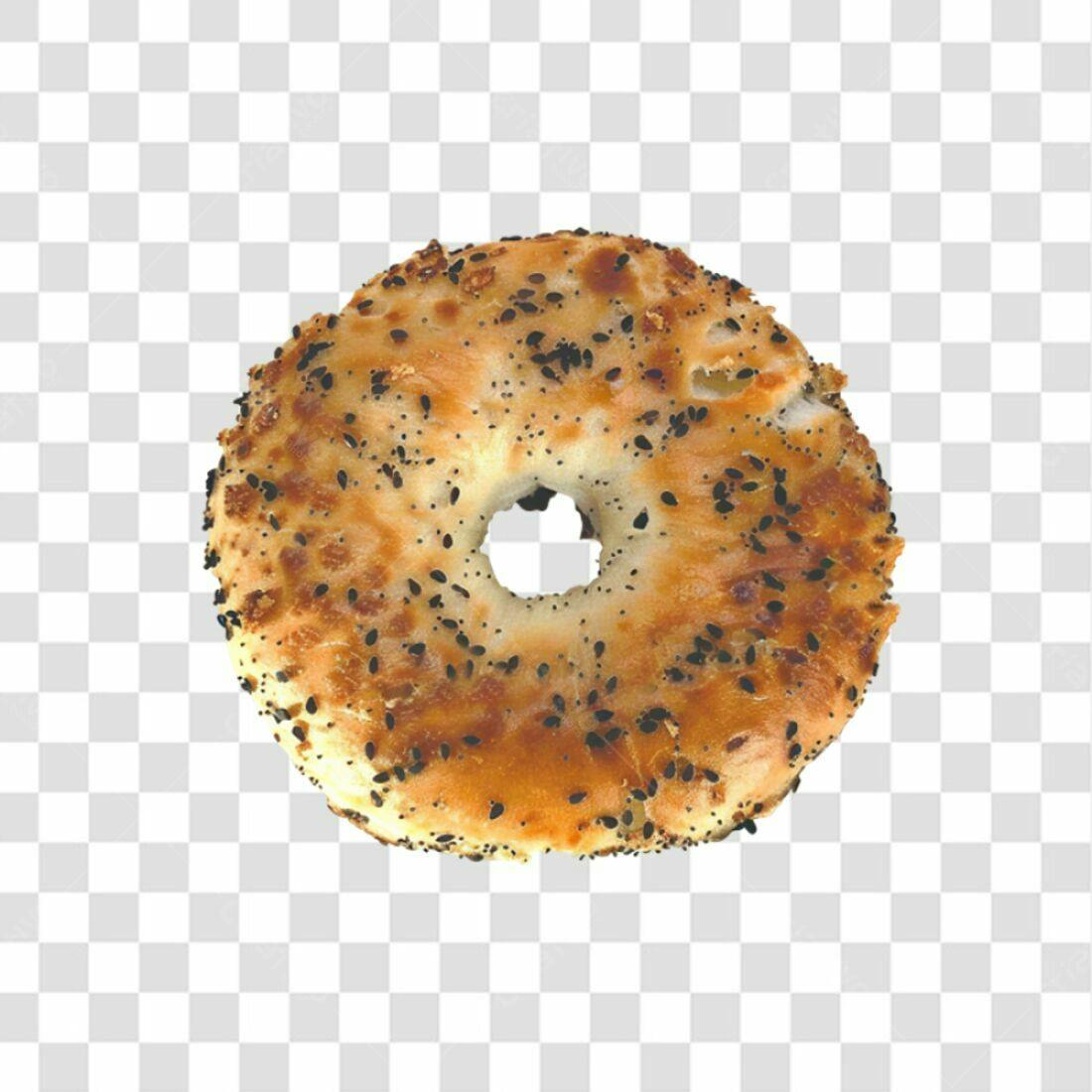 Icone de bagel PNG com fundo transparente