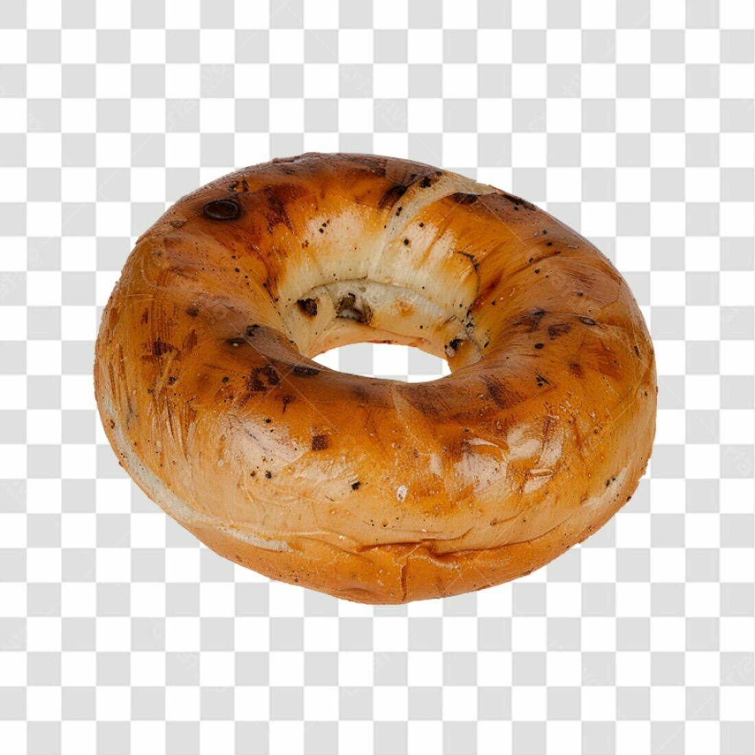 Icone de Bagel PNG com fundo transparente