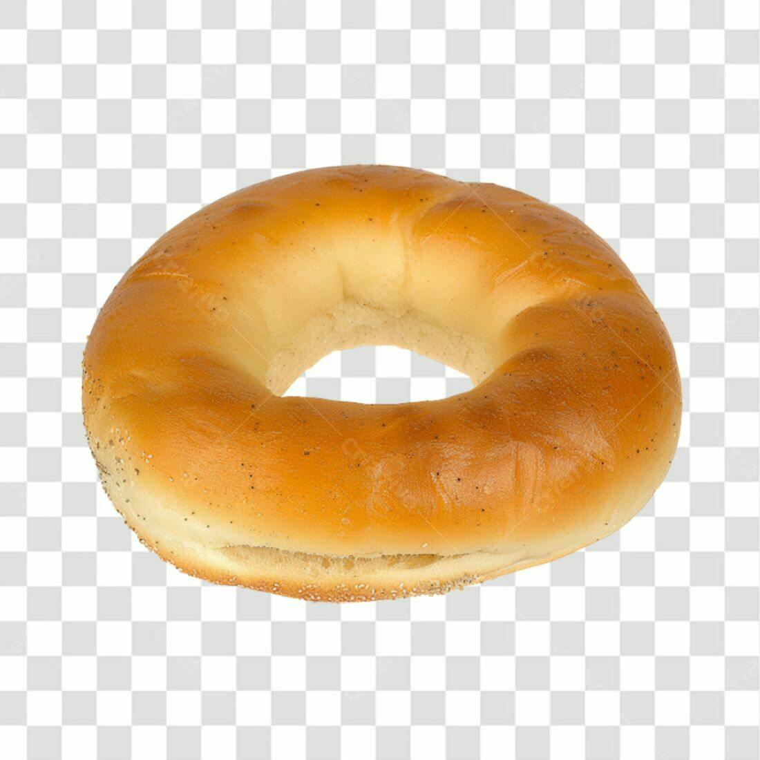 Icone de Bagel PNG com fundo transparente