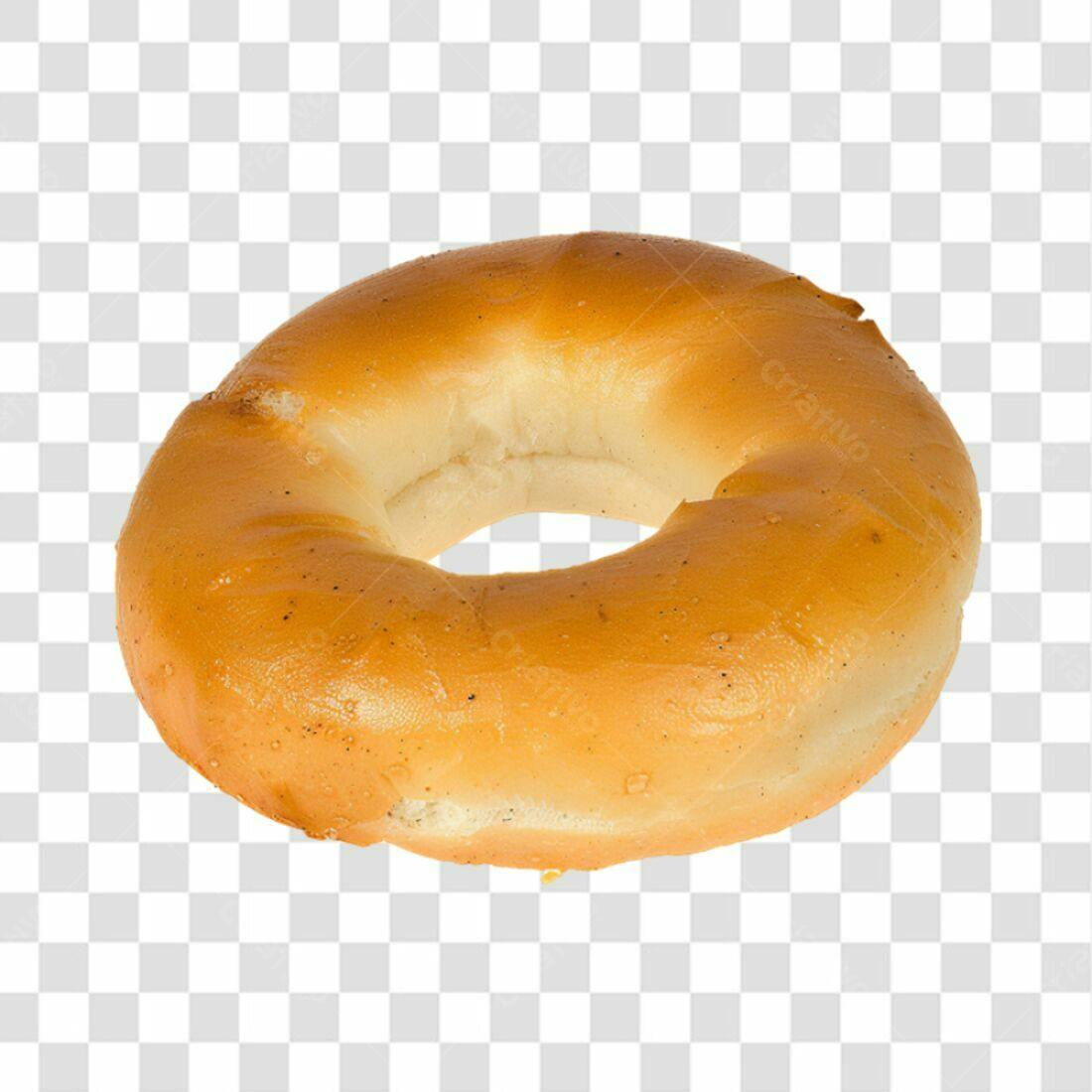 Icone de bagel PNG com fundo transparente