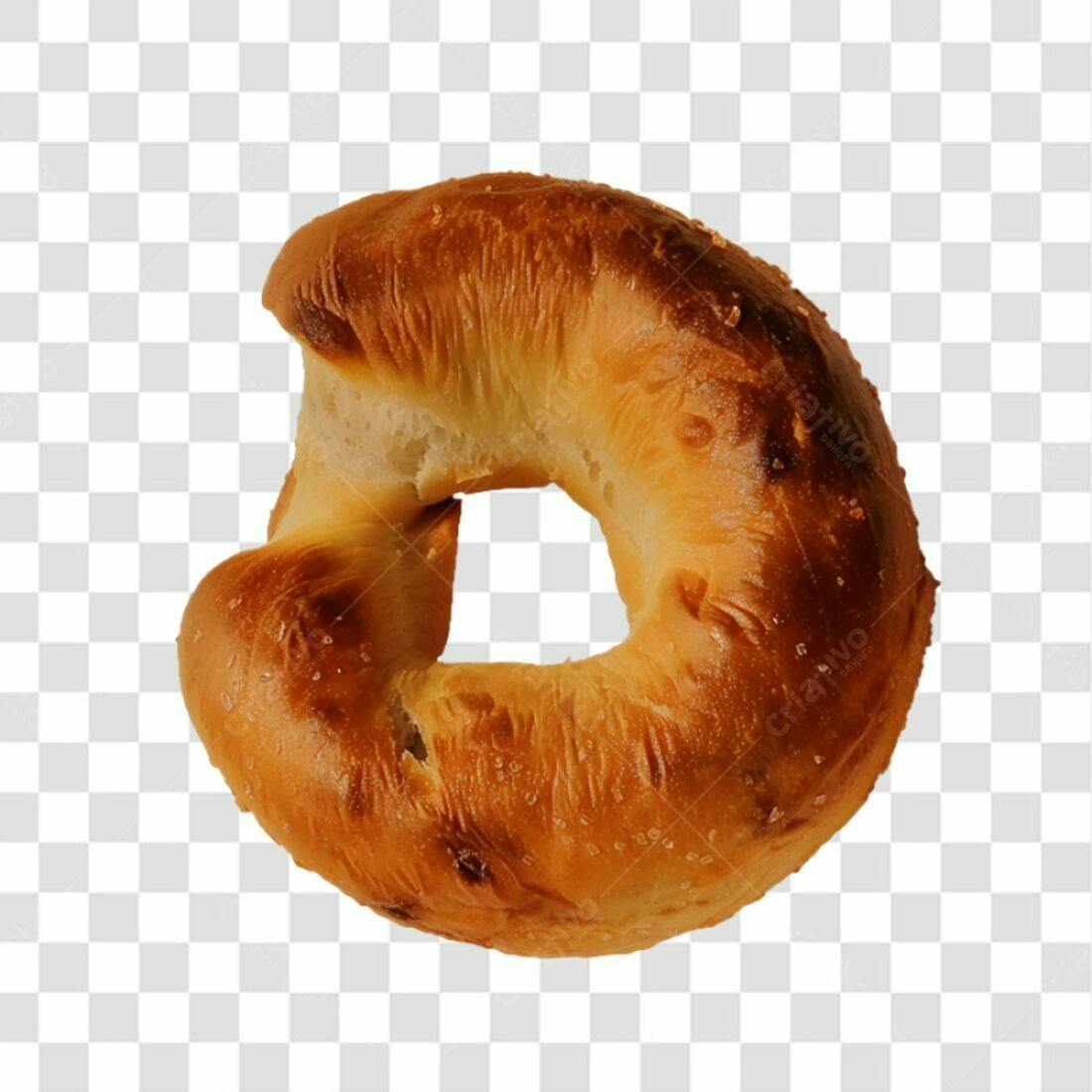 Icone de Bagel PNG com fundo transparente