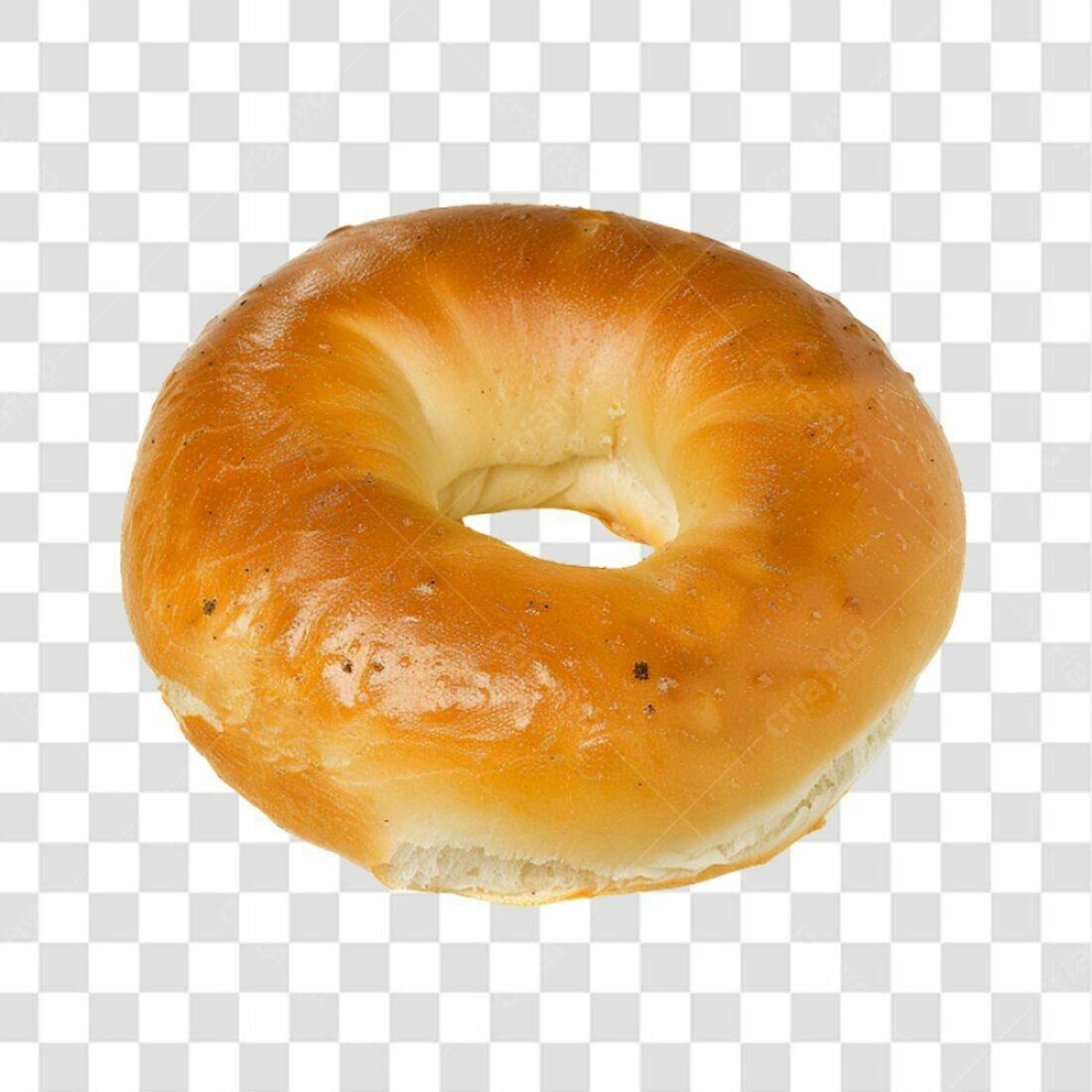 Icone de Bagel PNG com fundo transparente