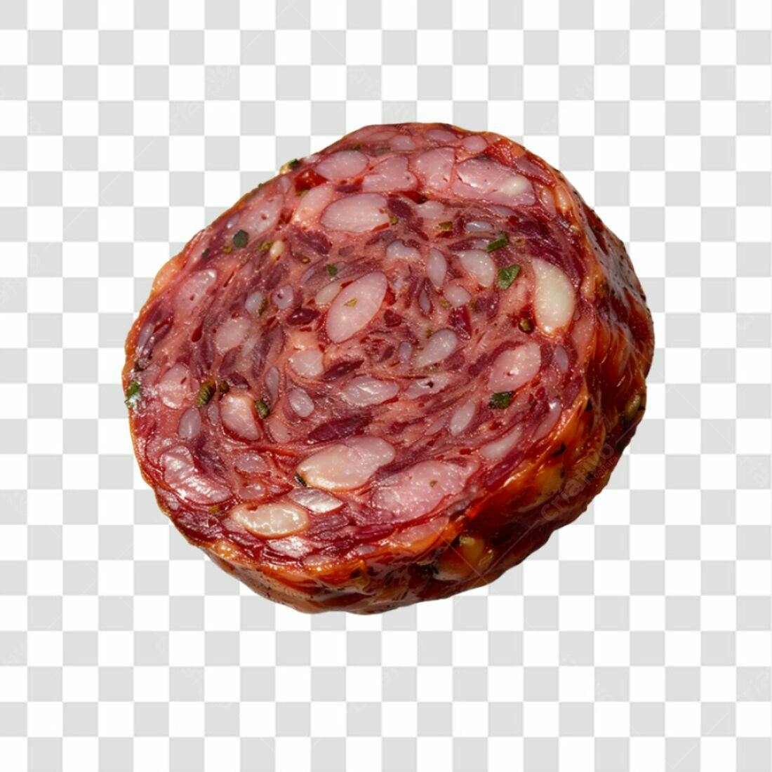 Icone de Salame Italiano PNG com fundo transparente