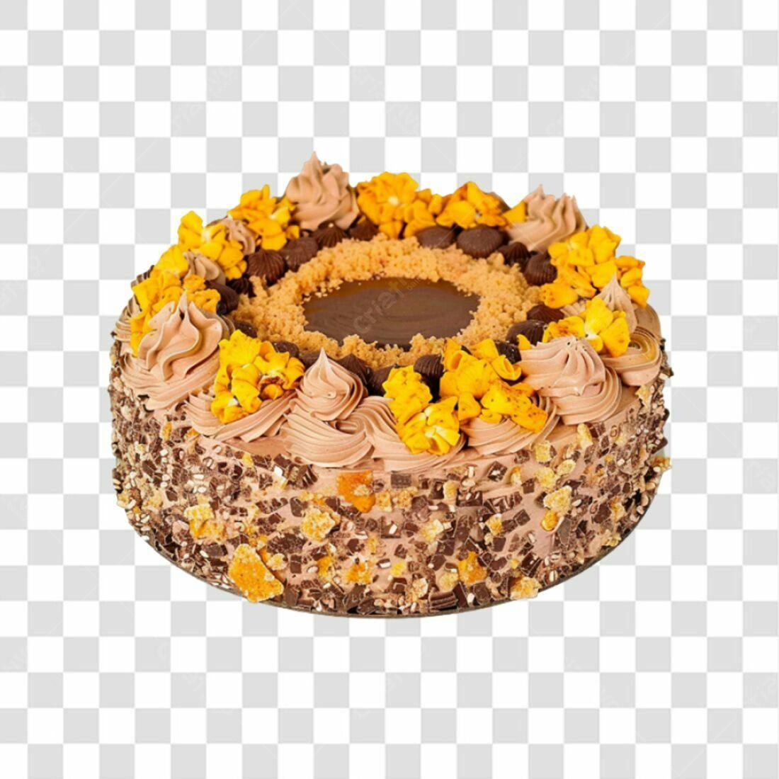Imagem Bolo Chocolate PNG com fundo transparente