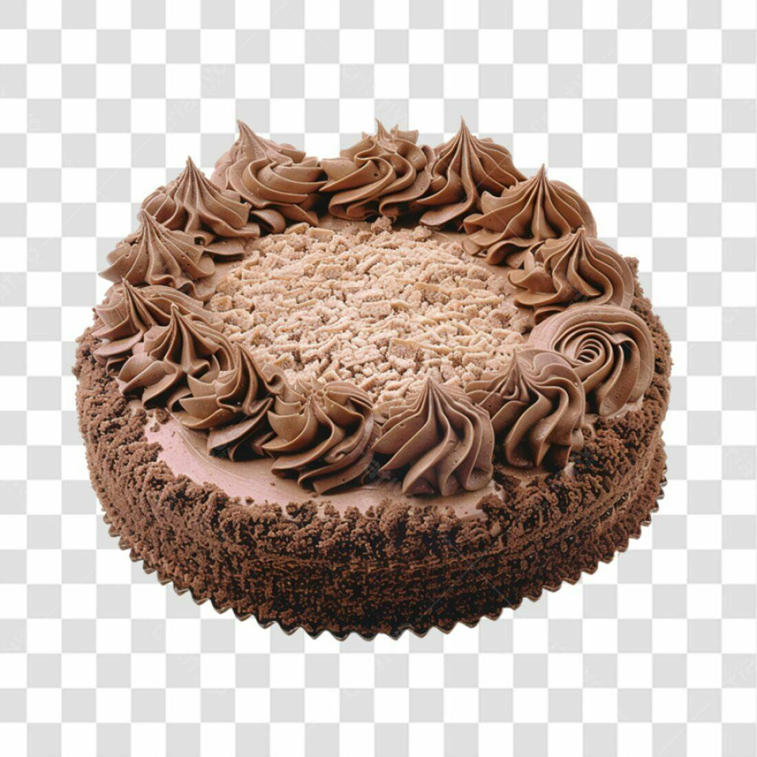 Imagem Bolo Chocolate PNG com fundo transparente