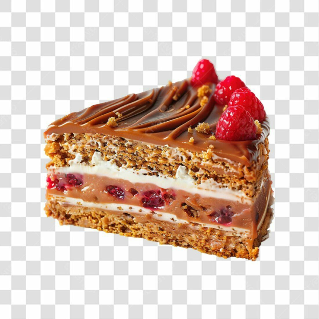 Imagem Bolo Framboesa PNG com fundo transparente