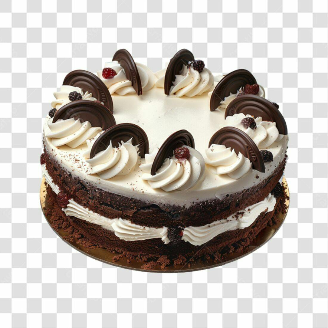 Imagem Bolo Chocolate PNG com fundo transparente