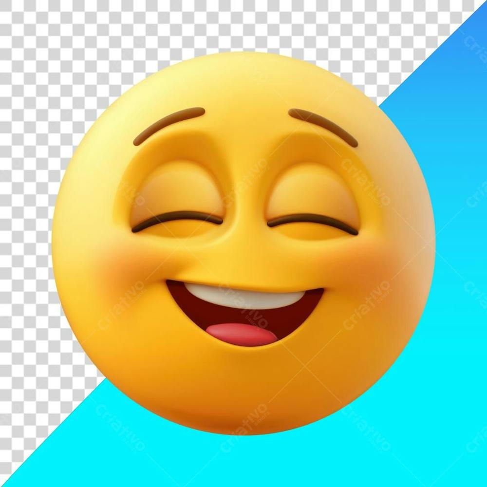 Emoji De Rosto Rindo De Olhos Fechados Png