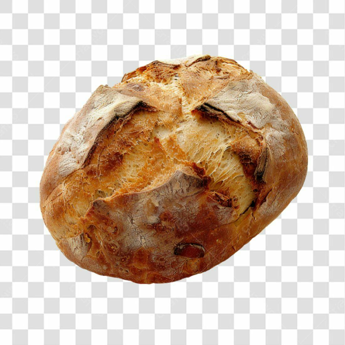 Imagem Pão Artesanal PNG com fundo transparente