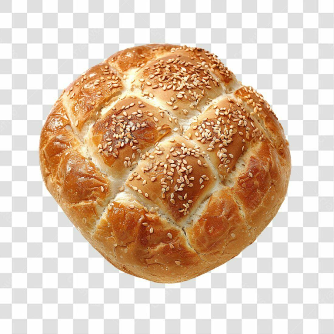 Imagem de Pão com Gergelim PNG com fundo transparente