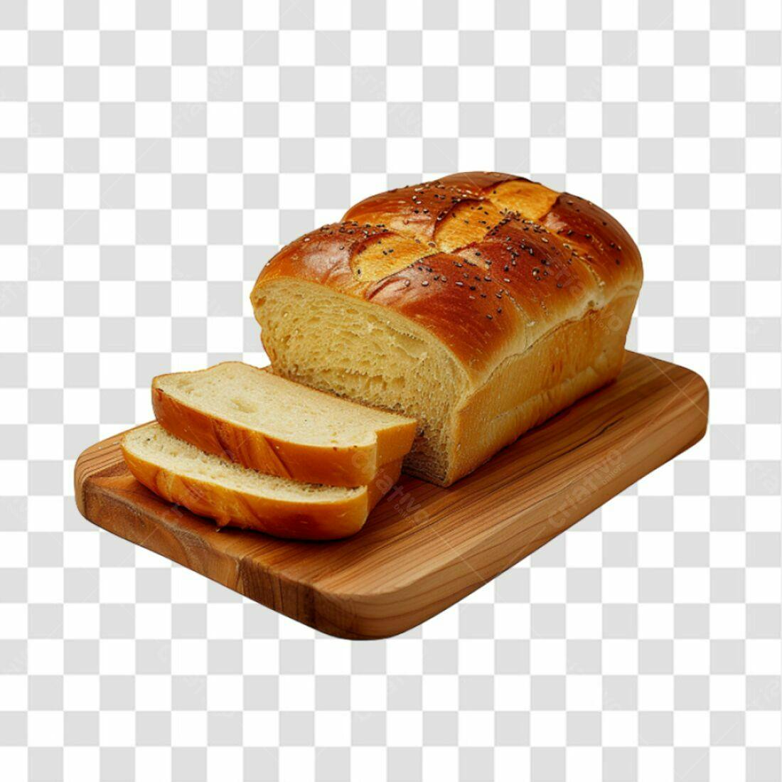 Imagem Pão Caseiro PNG com fundo transparente