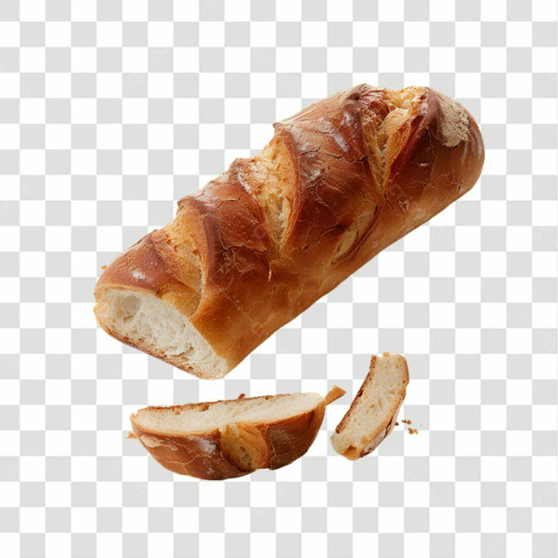 Imagem Pão Francês PNG com fundo transparente