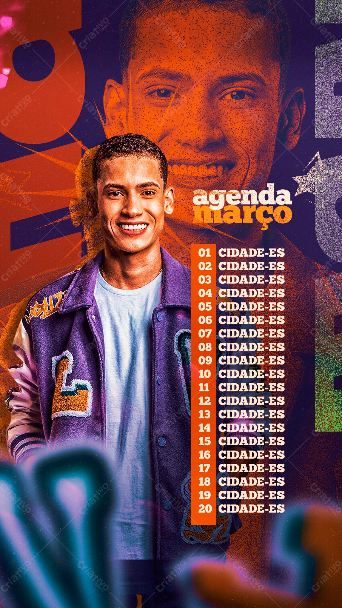 Agenda Março PSD Editável