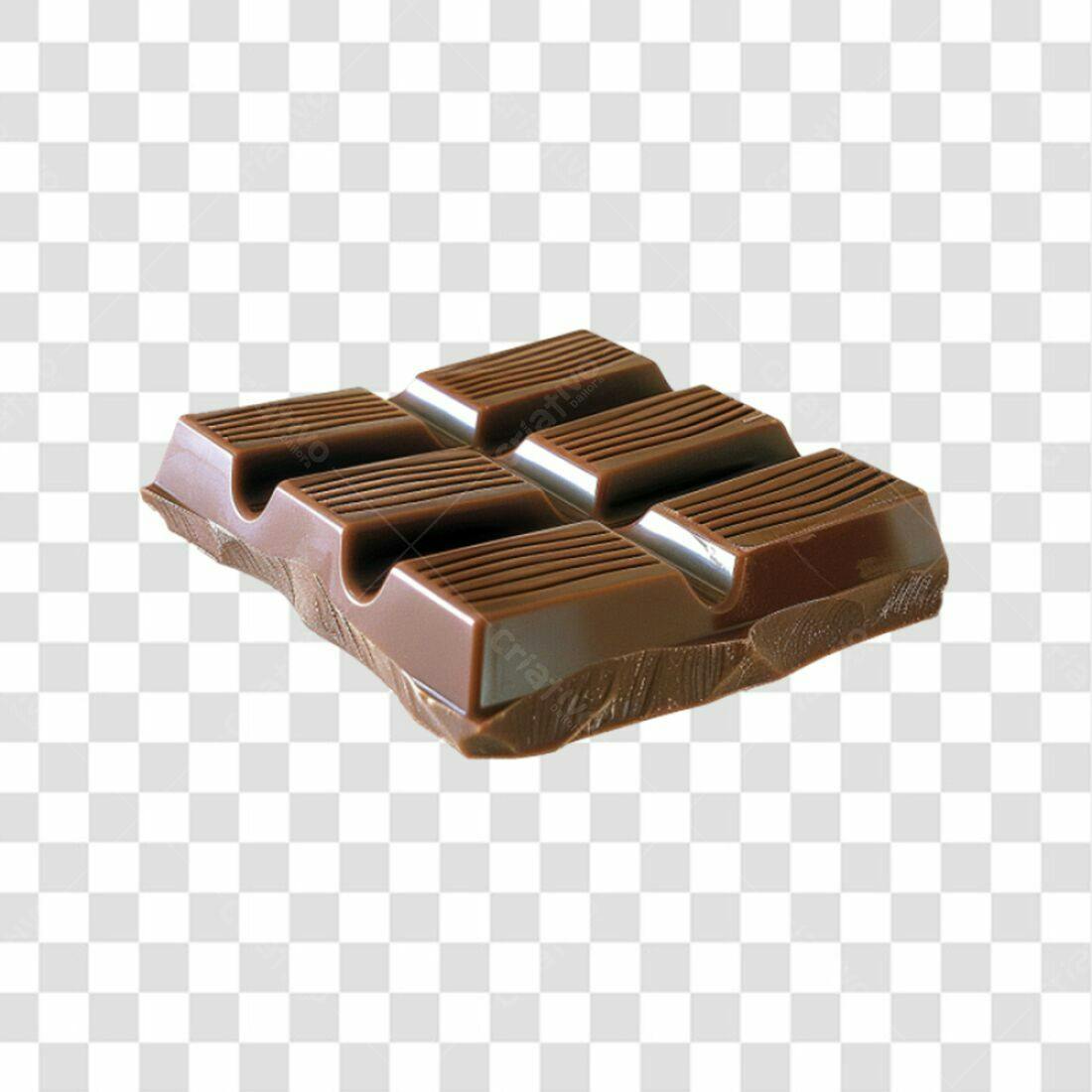 Imagem Barra Chocolate PNG com fundo transparente