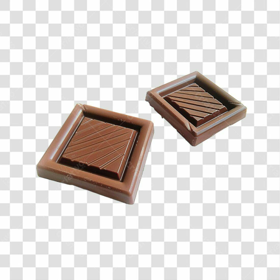 Icone Chocolate Quadrado PNG com fundo transparente