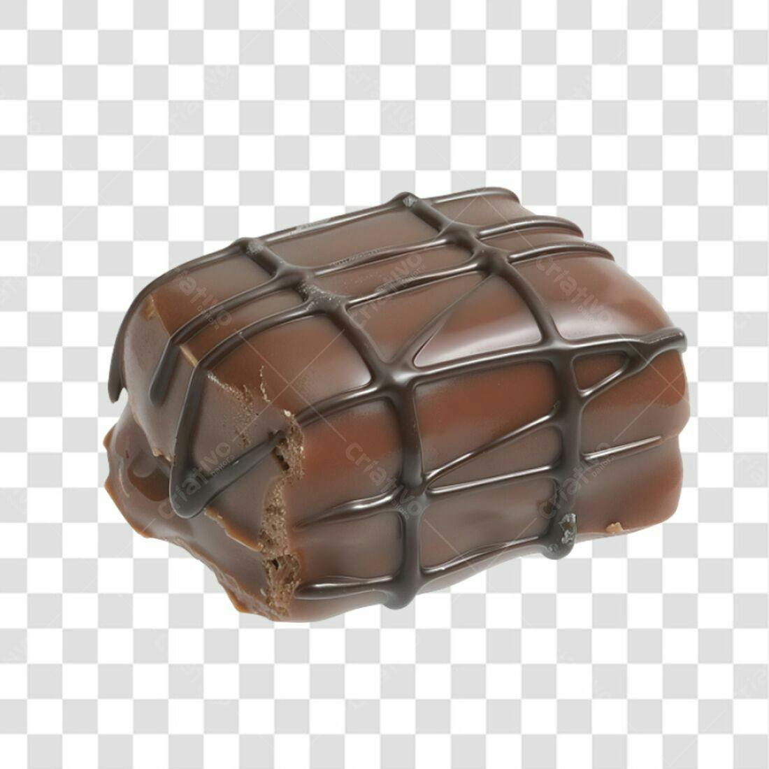 Icone Chocolate Marrom PNG com fundo transparente