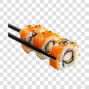 Sushi e comida japonesa png transparente