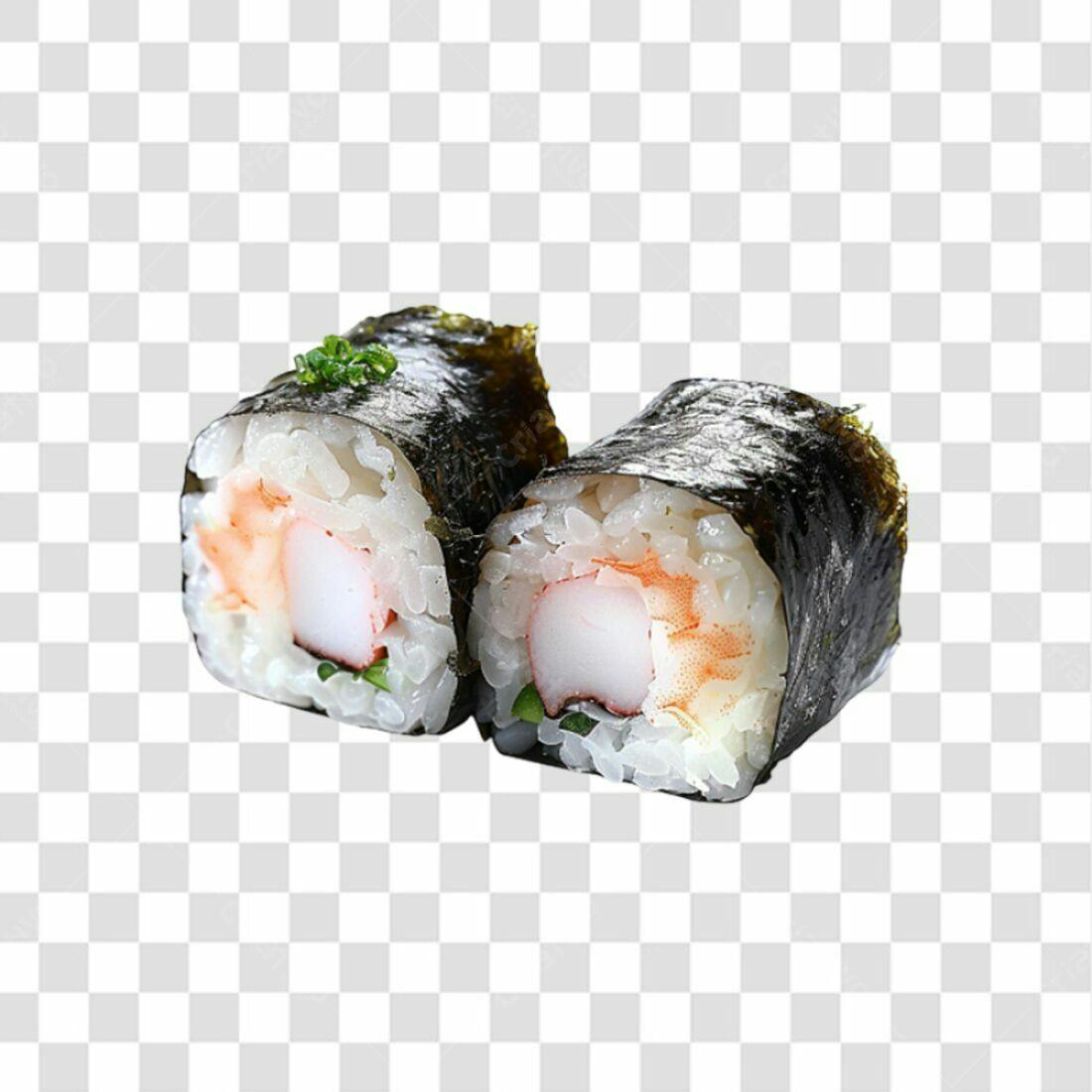 Icone Sushi Temaki PNG com fundo transparente