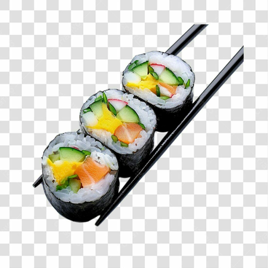 Icone de Sushi Japonês PNG com fundo transparente