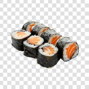 Sushi e comida japonesa png transparente