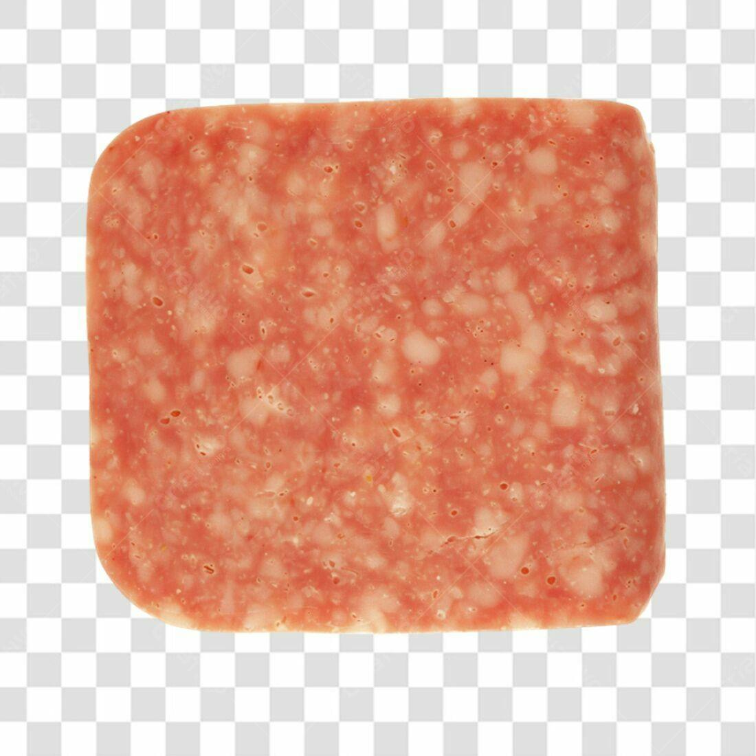 Icone de fatia de mortadela PNG com fundo transparente