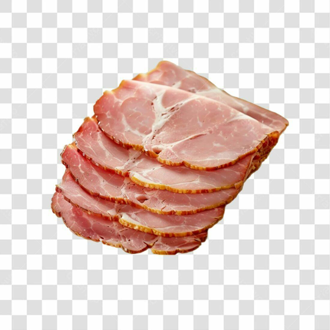 Imagem de Presunto Fatiado PNG com fundo transparente