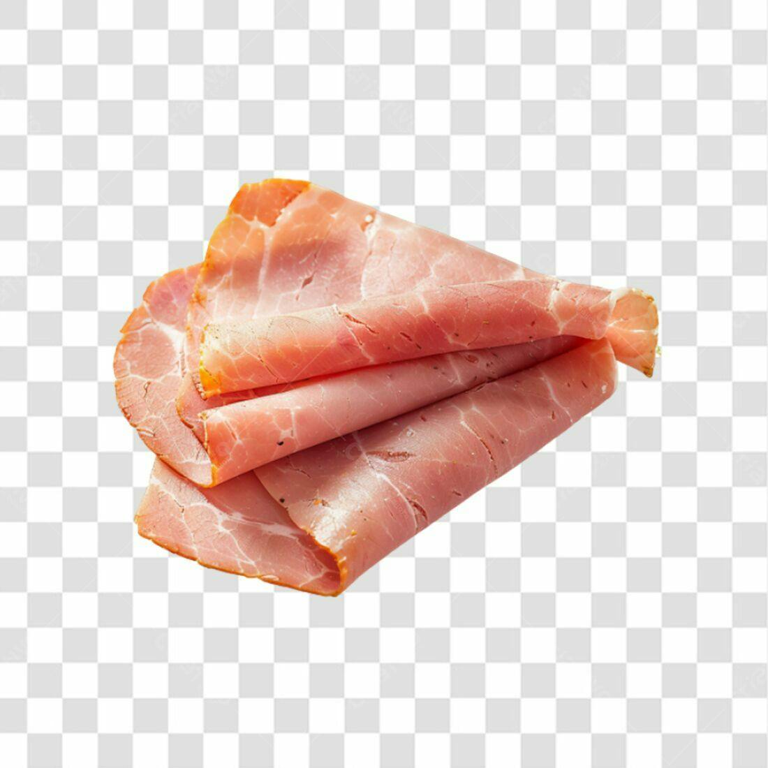 Imagem de Presunto Fatiado PNG com fundo transparente