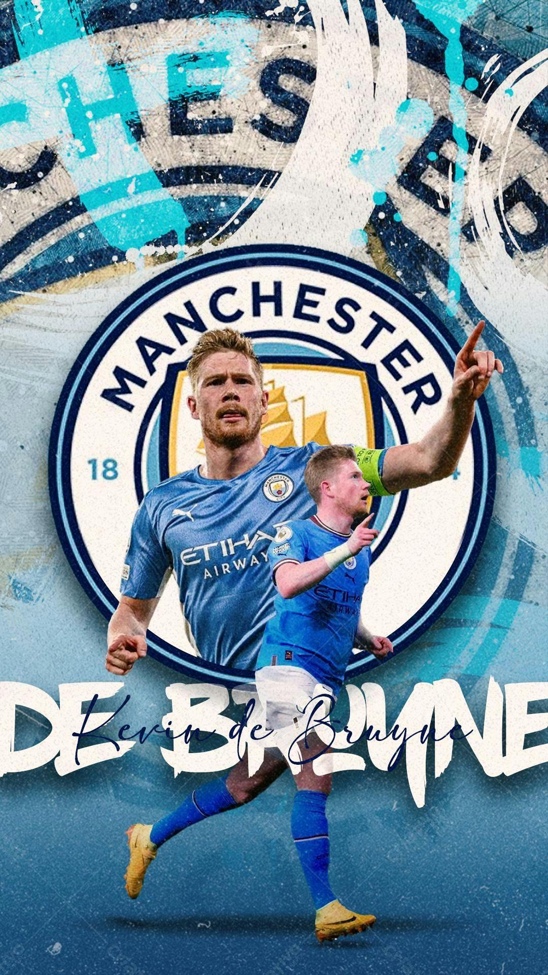Arte de Futebol com Kevin De Bruyne PSD Editável