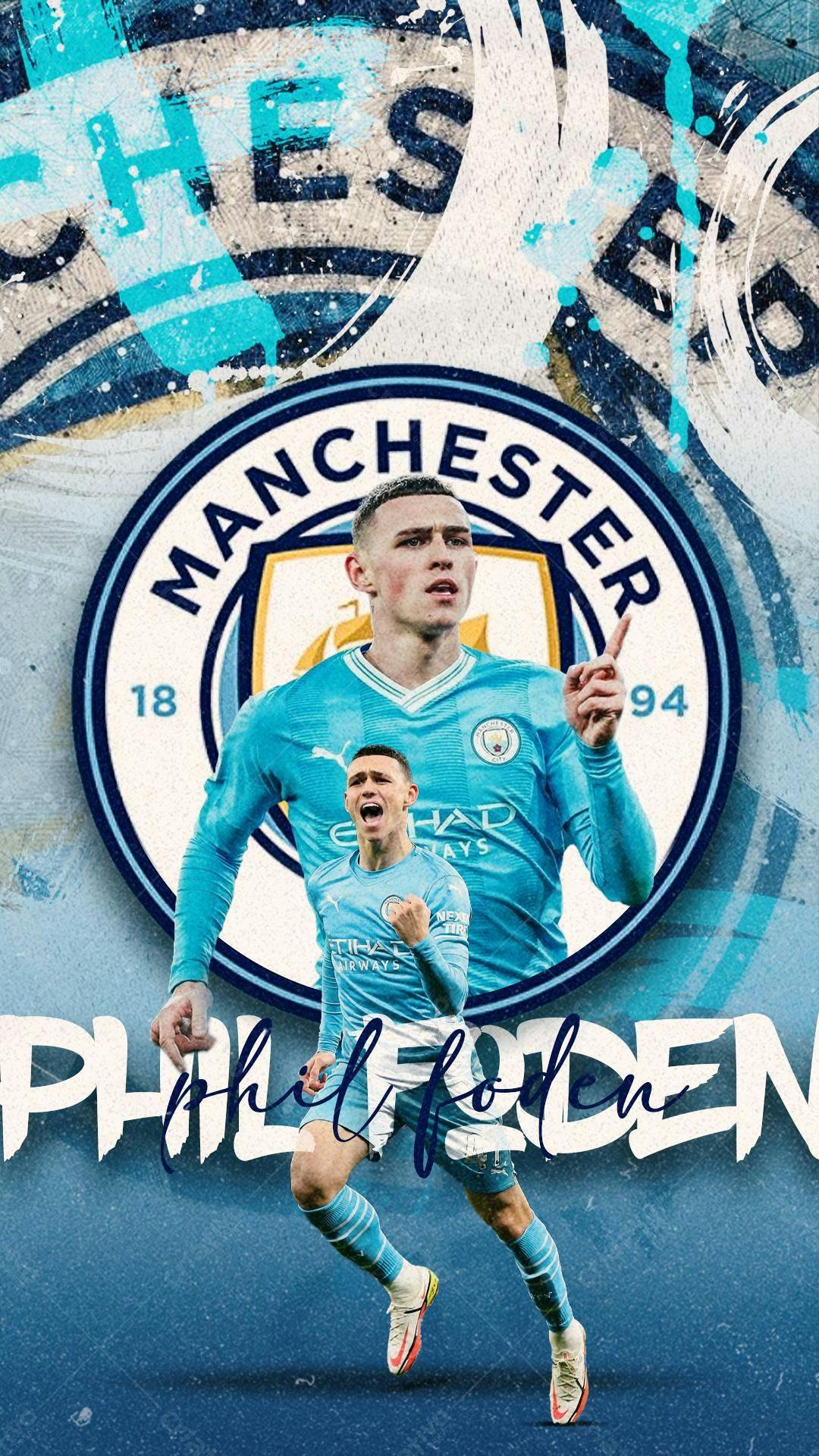 Arte com Foto de Phil Foden PSD Editável