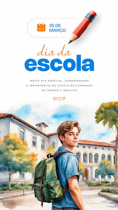 Stories   Lugar Que Forma Jovens E Adultos   Dia Da Escola   15 De Março