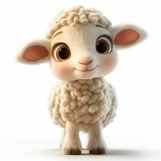 Designerdamissao pixar 3d style clipart of a lamb white backgro 7ecf 5604 dc 30 4da 1 a 617 3e 6ed 733f 53b