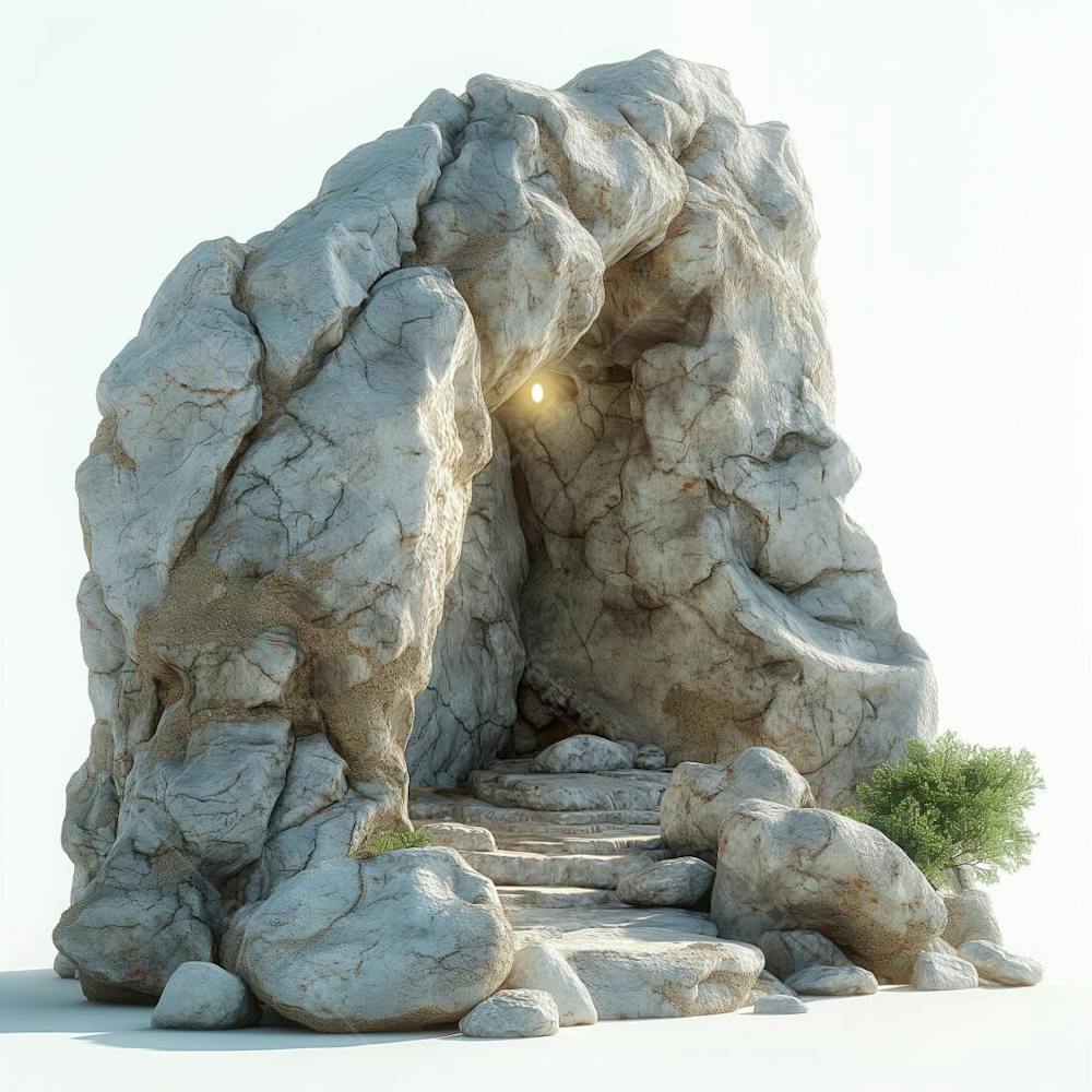 Designerdamissao Pixar 3D Style Clipart Of An Open Rock Tomb Wi 1A 6Bd 646 Bf 27 4Df 7 B 2A 7 222E 6D 09Ce 8B