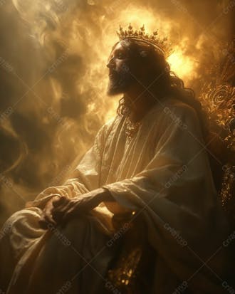 Designerdamissao epic visual of jesus sitting in a throne in he fe 3586a 7 3fc 5 49fe 8d 92 6a 864f 343ffb