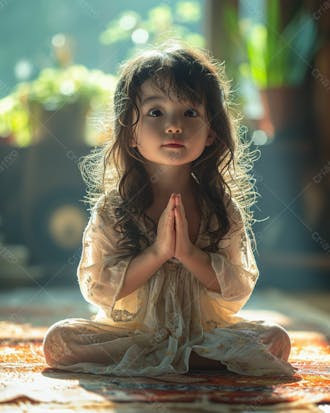 Criança orando