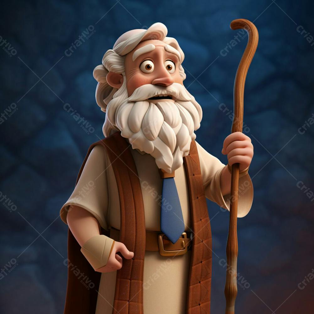 Designerdamissao Pixar Animated The Biblical Character Moses Wi A 1Dfedef C 8De 42F 7 A 25A Db 025F 708C 06