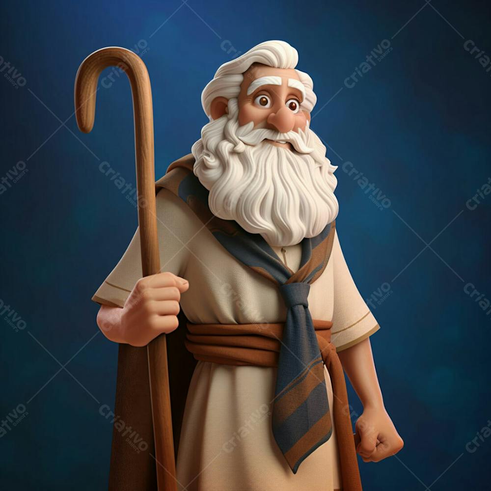 Designerdamissao Pixar Animated The Biblical Character Moses Wi F 7B 90Bf 0 E 146 4745 A 11D 383530F 56F 42