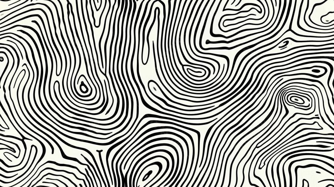 Padrão abstrato em preto e branco